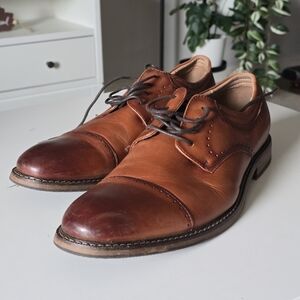 Stacy Adams Men's Brown Leather Dress Shoes